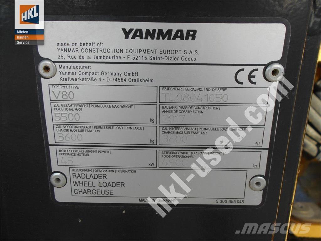 Yanmar V 80 لوادر بعجل