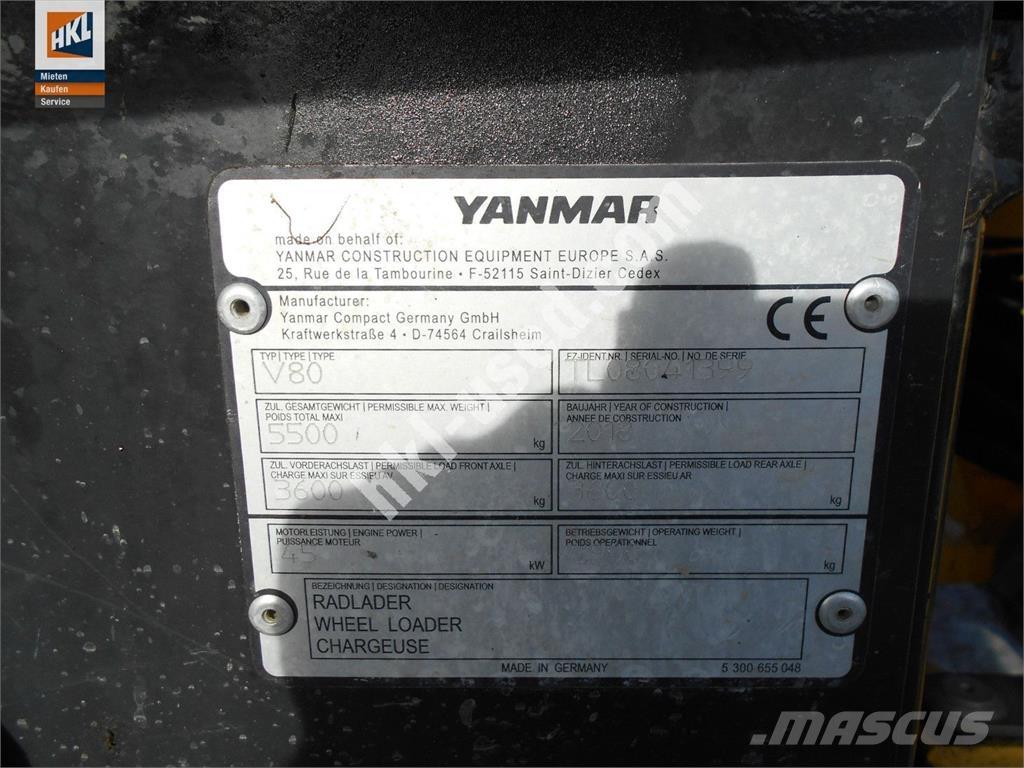 Yanmar V 80 لوادر بعجل