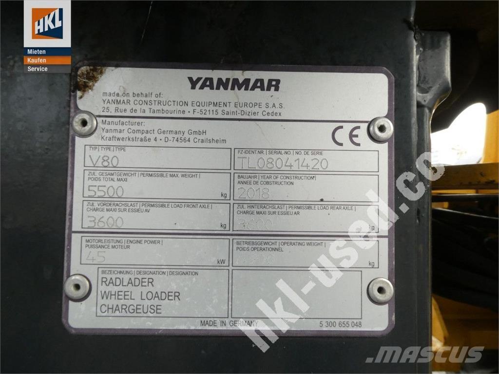Yanmar V 80 لوادر بعجل