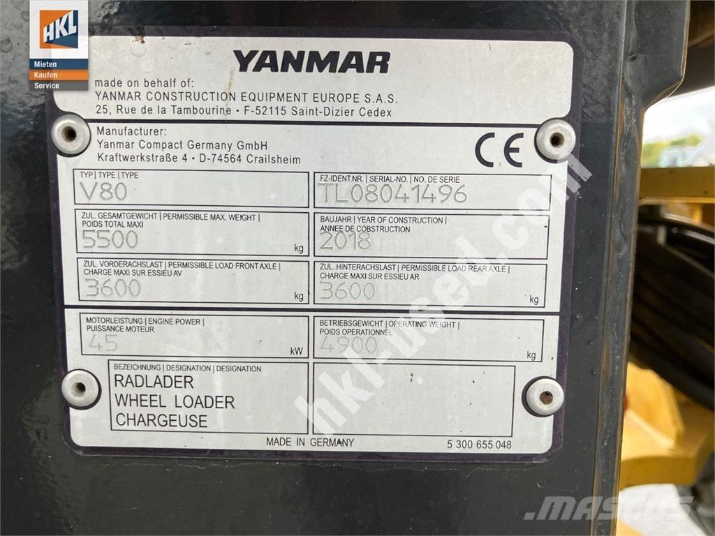 Yanmar V 80 لوادر بعجل