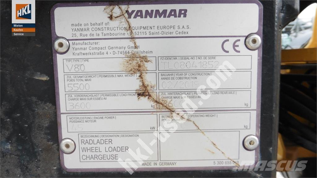 Yanmar V 80 لوادر بعجل