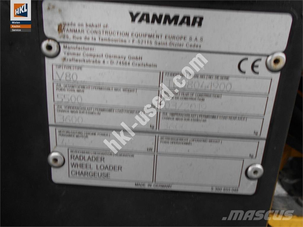 Yanmar V 80 لوادر بعجل