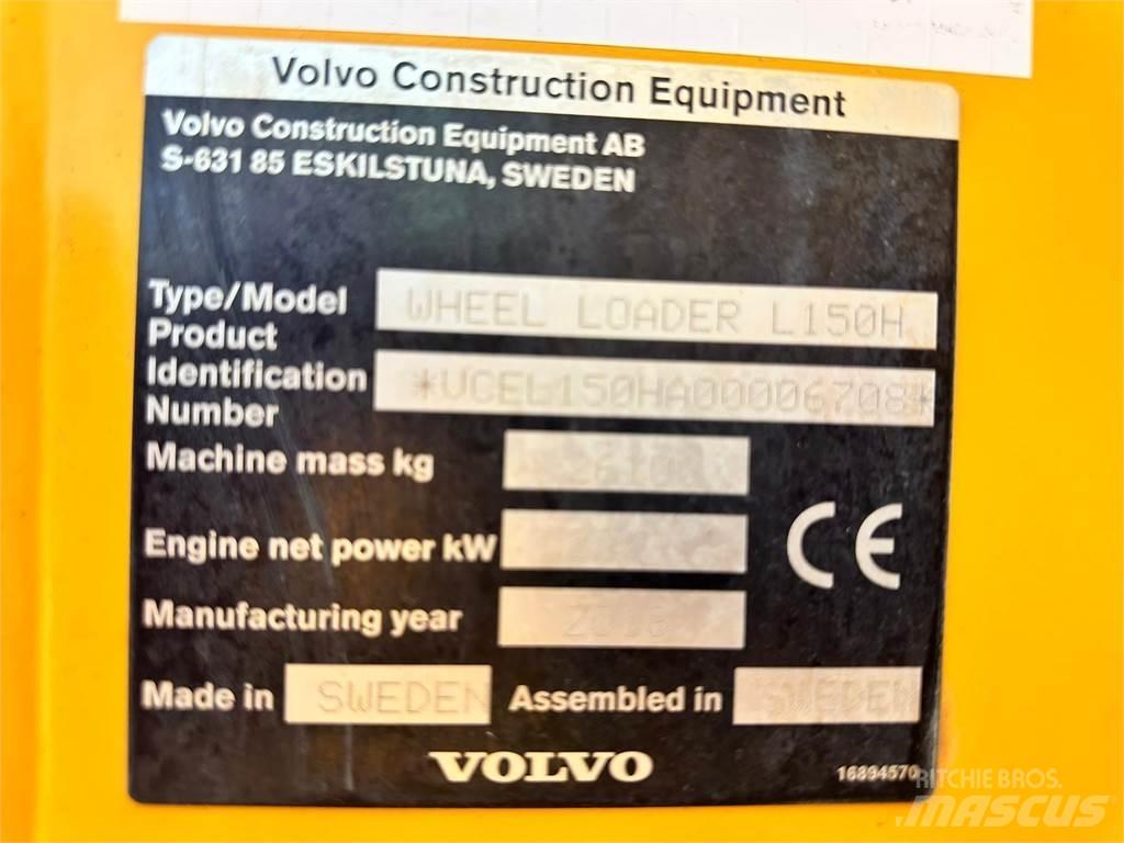  2018 Volvo L150H لوادر بعجل
