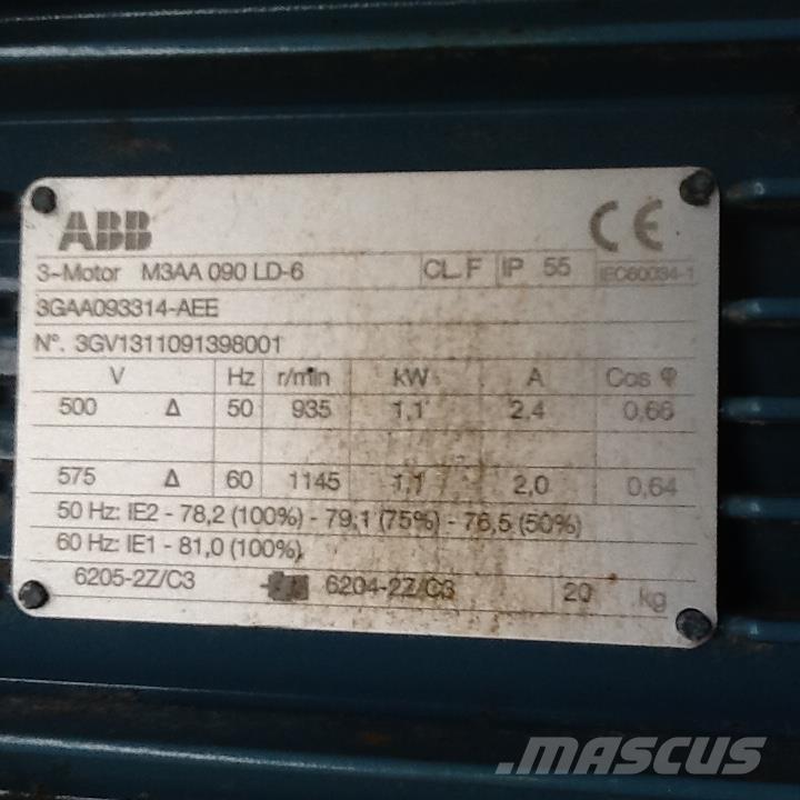  1,1 kW ABB E-Motor محركات