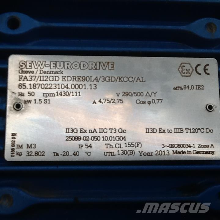  1,5 kW SEW E-Motor محركات