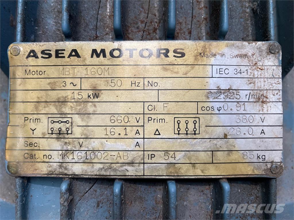  15 kw Asea MBT160M E-motor محركات