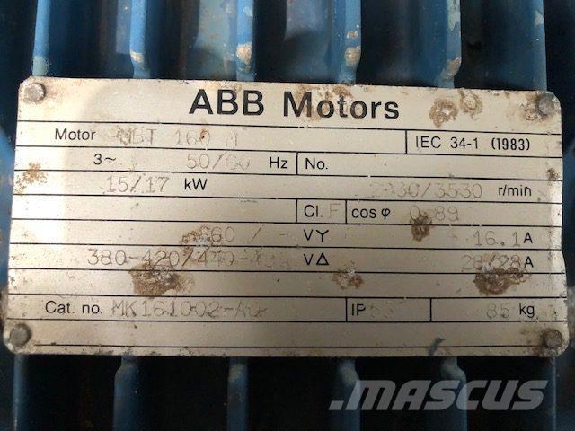  17 kW ABB MBT 160 E-Motor محركات