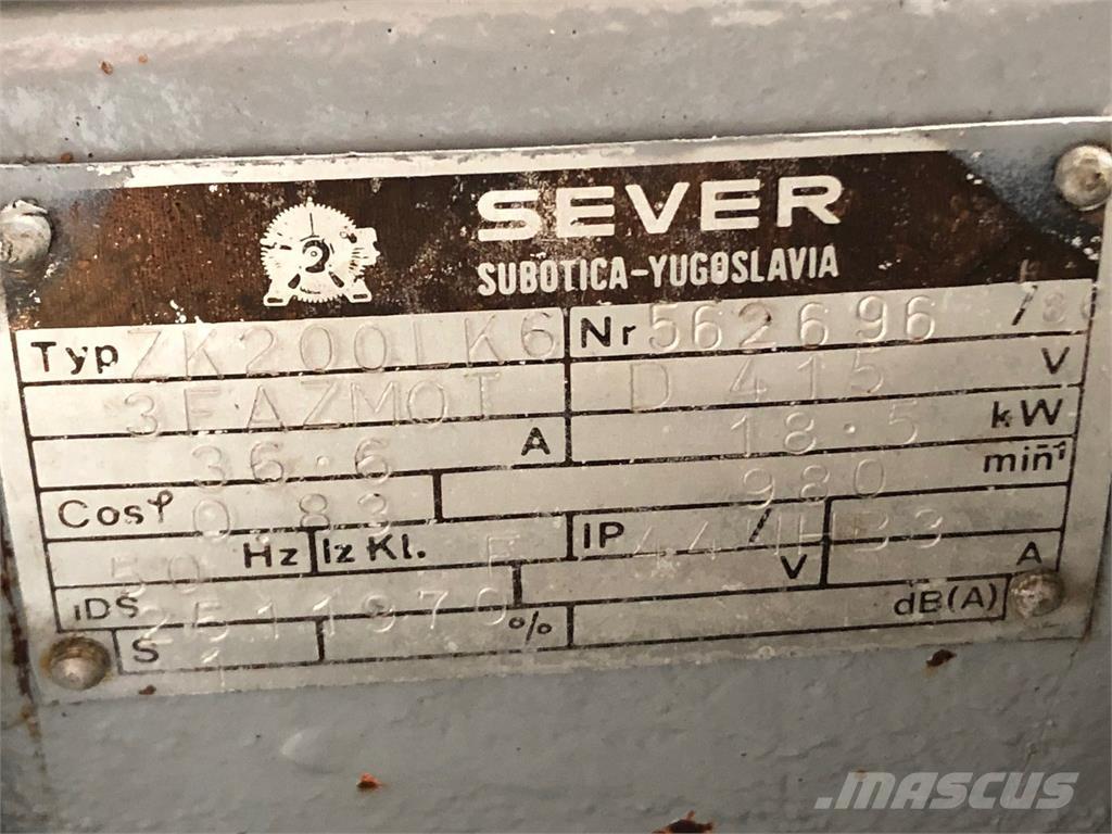  18,5 kW Sever E-Motor محركات