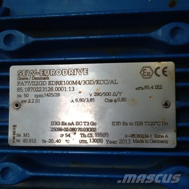  2,2 kW SEW E-Motor محركات