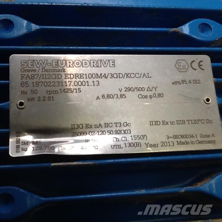  2,2 kW SEW E-Motor محركات