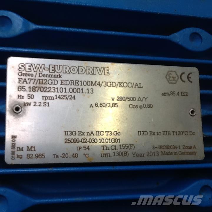  2,2 kW SEW E-Motor محركات