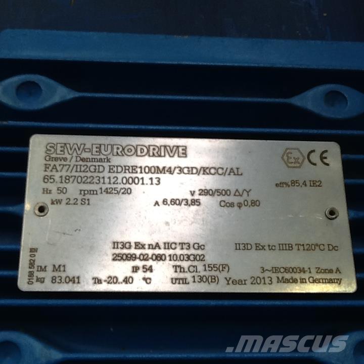  2,2 kW SEW E-Motor محركات