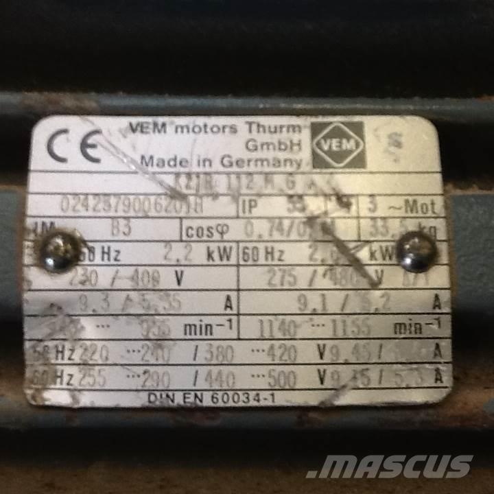  2,2 kW VEM E-Motor محركات