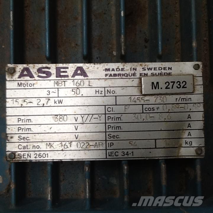  2,7 kW Asea E-Motor محركات