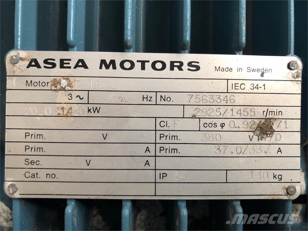  20/14 kW ASEA E-Motor محركات