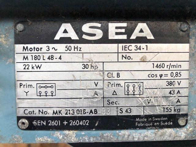  22 kW Asea M180 L48-4 محركات