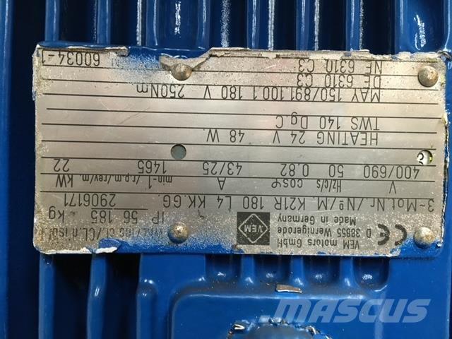  22 kw Gearmotor محركات