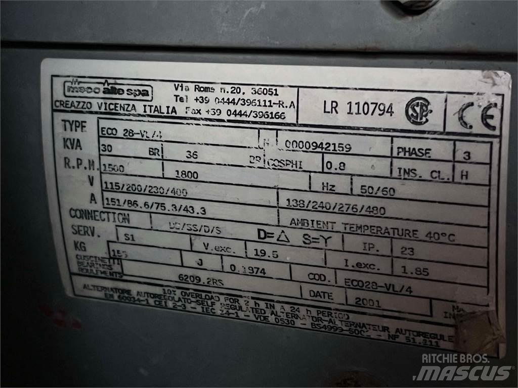  30 kVA Perkins generator محركات