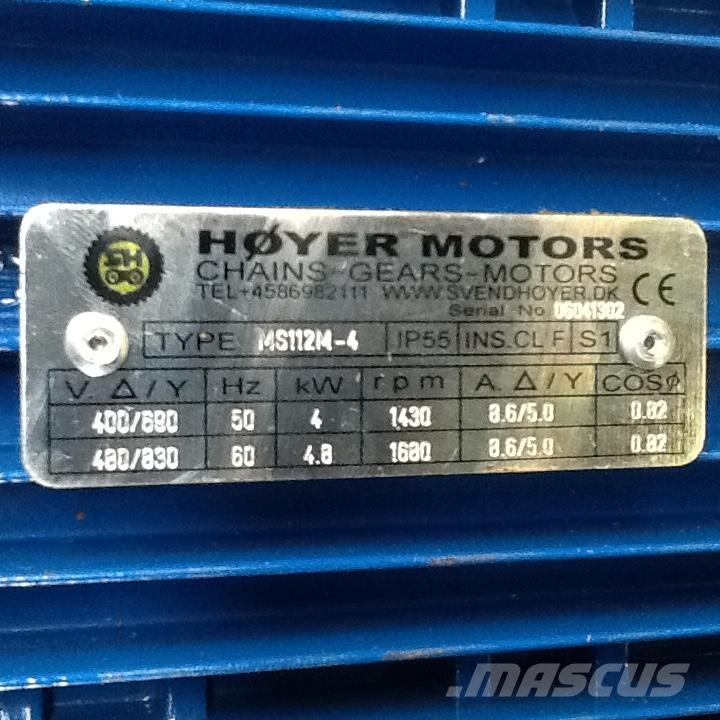  4,0 kW Høyer E-Motor محركات