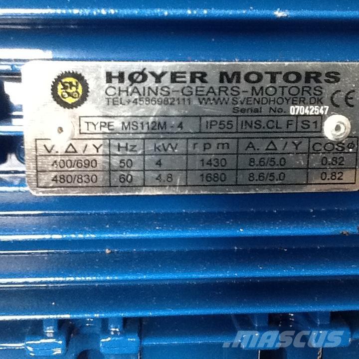  4,0 kW Høyer E-Motor محركات