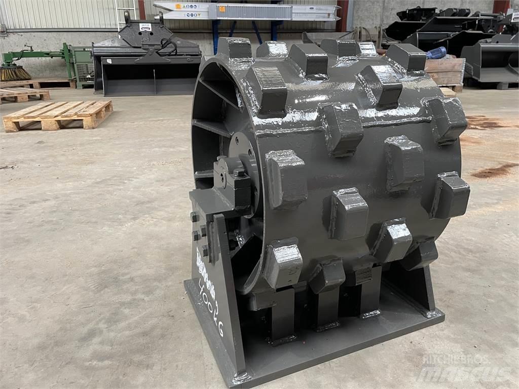  470 mm kompaktorhjul مداحل ذات إطارات هوائية