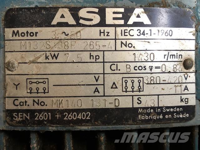  5,5 kW Asea E-Motor محركات