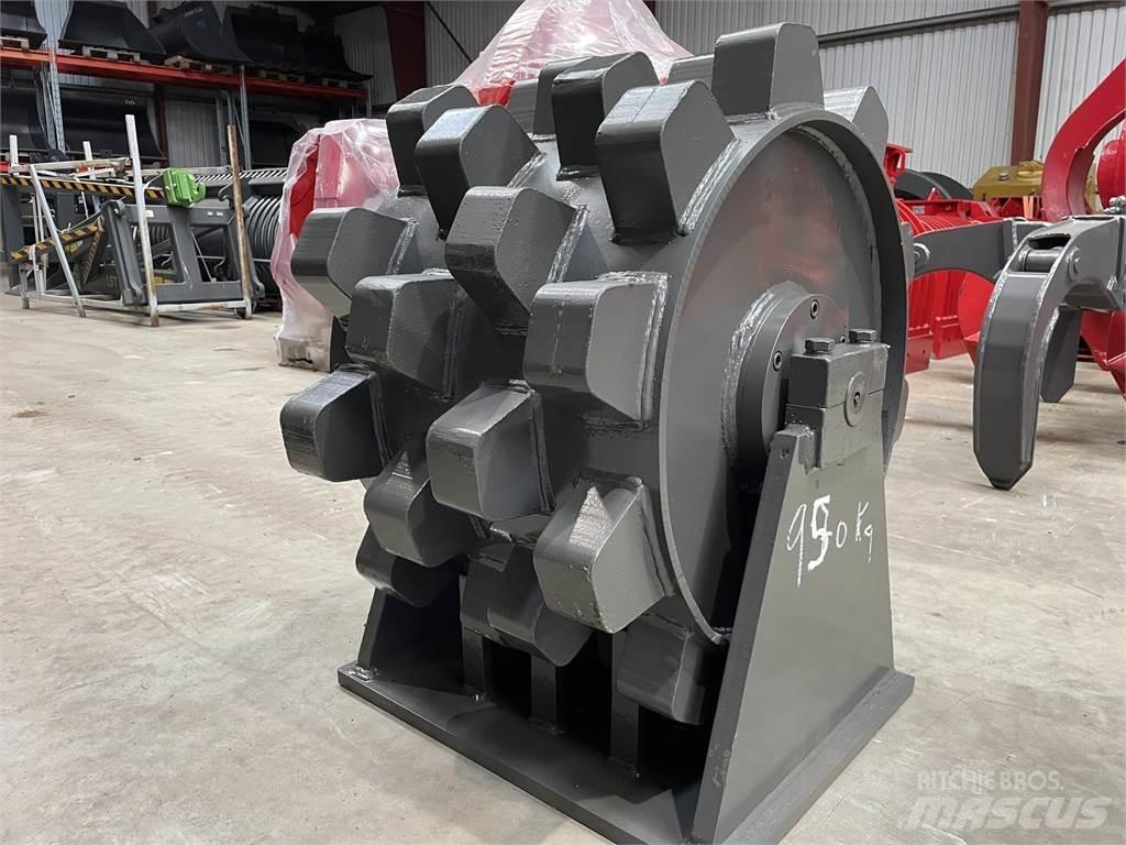  570 mm kompaktorhjul مداحل ذات إطارات هوائية