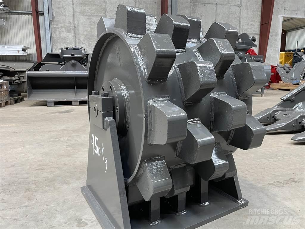  570 mm kompaktorhjul مداحل ذات إطارات هوائية
