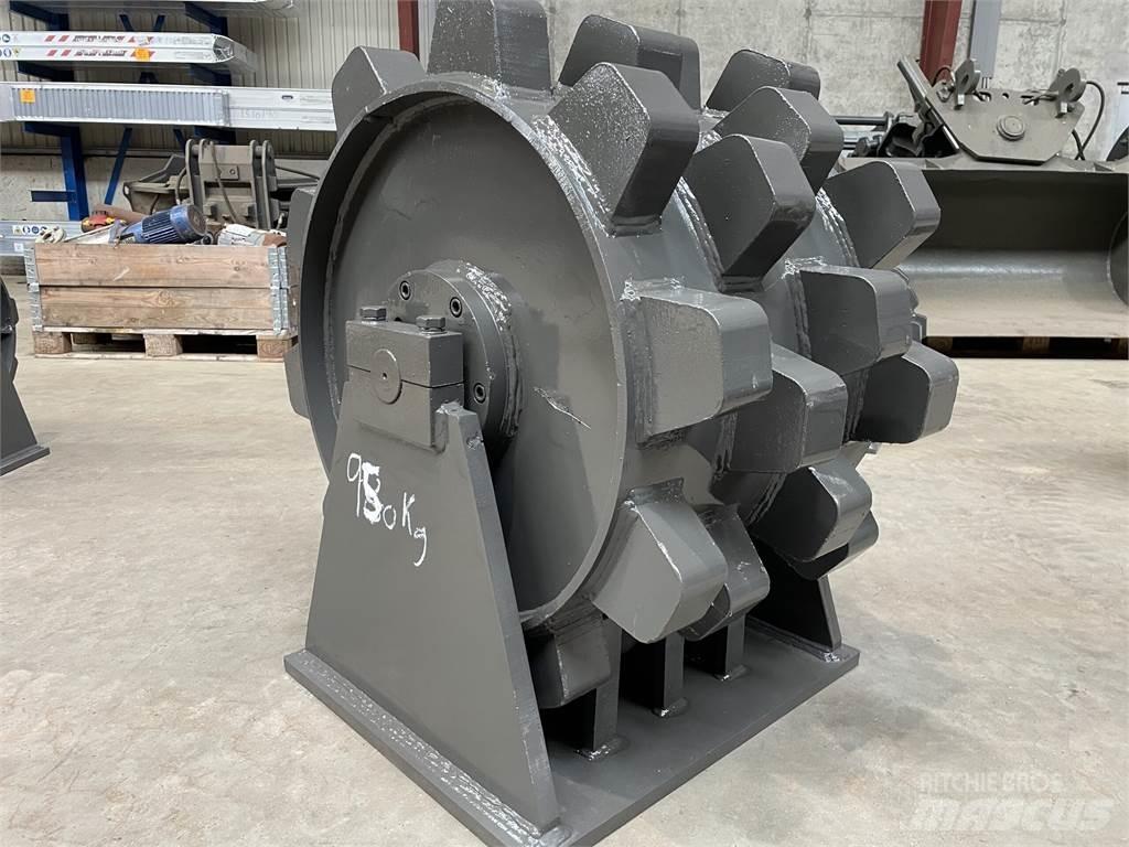  570 mm kompaktorhjul مداحل ذات إطارات هوائية