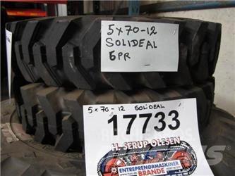  5X70-12 Solideal dæk - 2 stk. الإطارات والعجلات والحافات