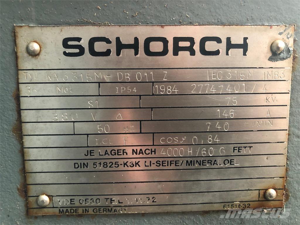  75 kW Schorch E-Motor محركات