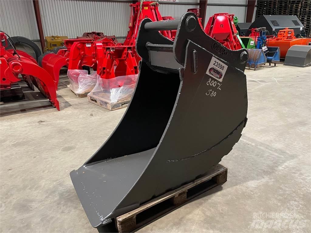  800 mm Graveskovl دلاء