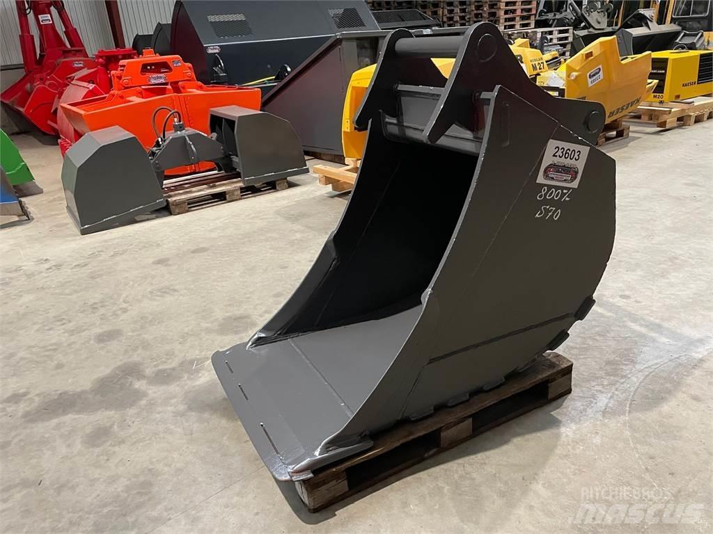  800 mm Graveskovl دلاء
