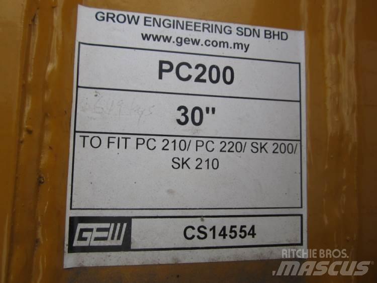  870 mm Graveskovl ex. PC200 دلاء
