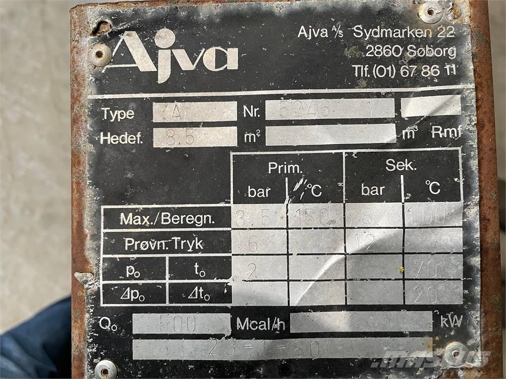  Ajva Type A varmeveksler وحدات المحركات البحرية