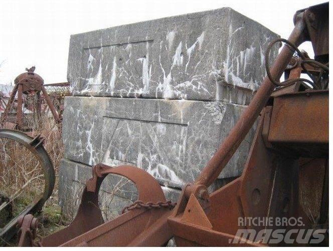  Ballastvægte 3 stk. - 3500 kg أجزاء ومعدات رافعات