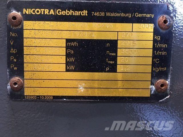  Blæser med e-motor مكونات أخرى