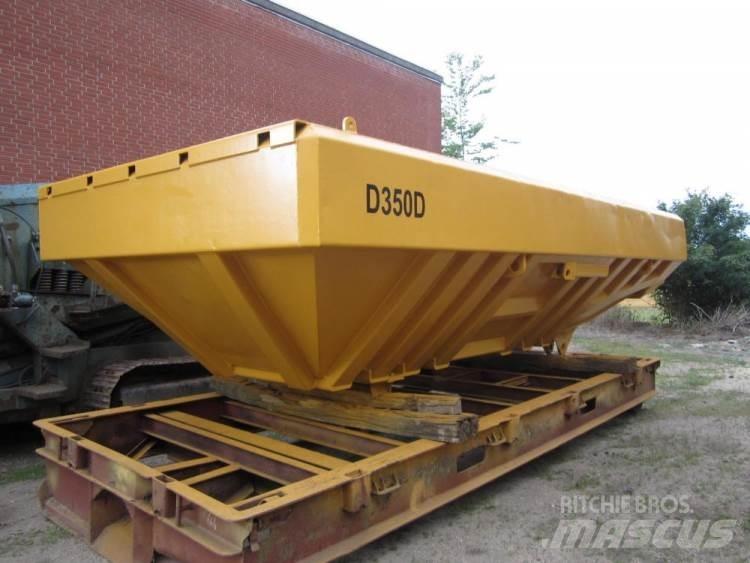 CAT D350D dumperkasse, brugt عربات نقل قلابة للمواقع