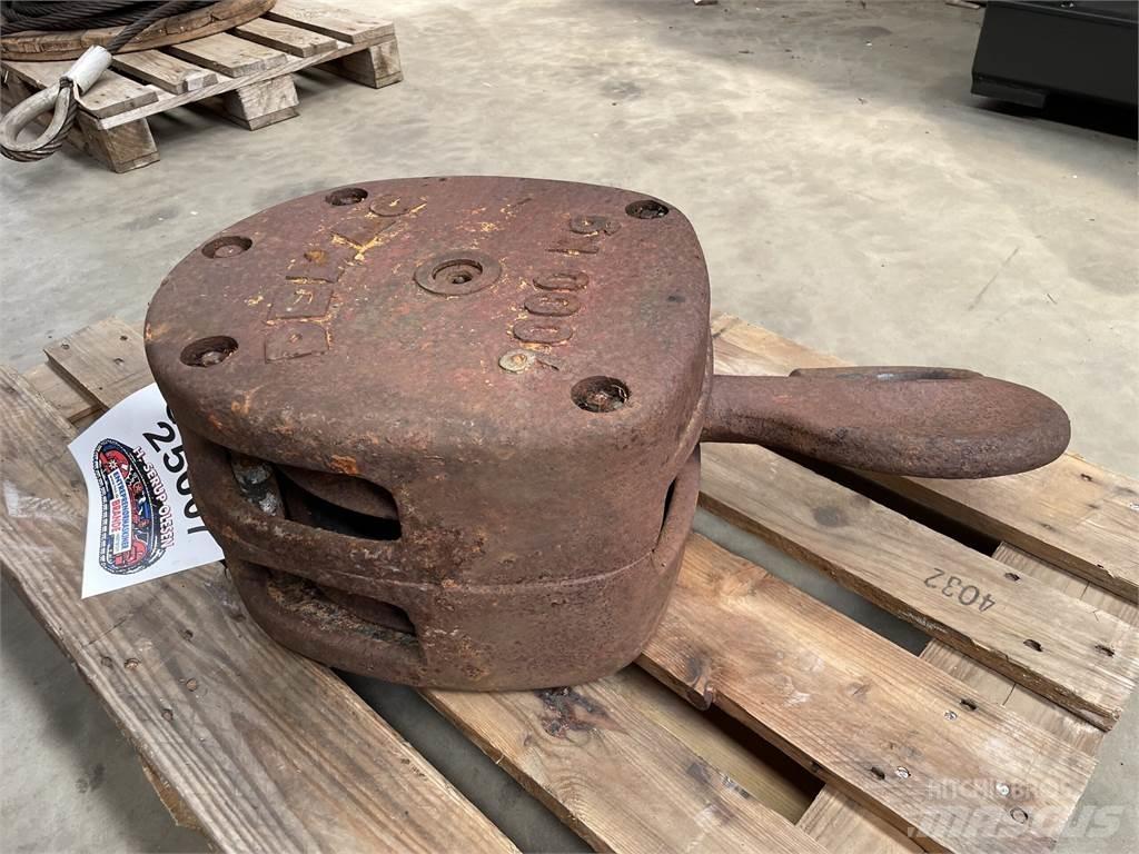 Demag løfteblok - 9000 kg أجزاء ومعدات رافعات