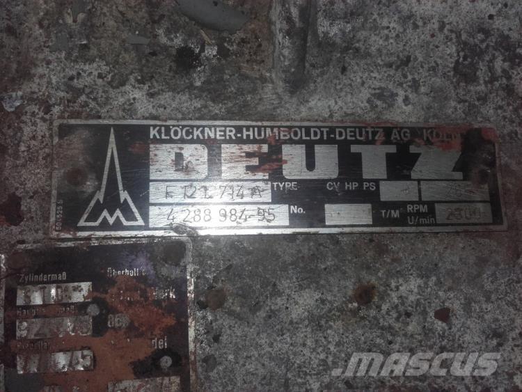 Deutz F12L 714A motor محركات