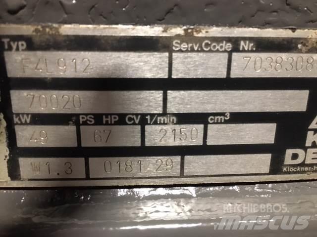 Deutz F4L 912 motor محركات
