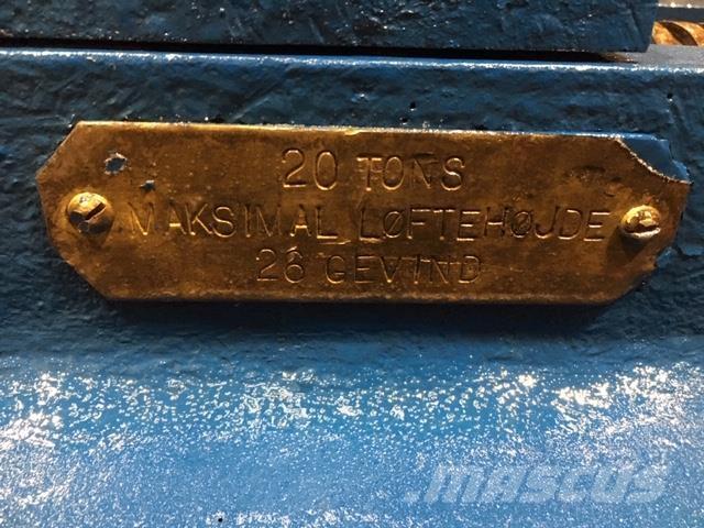  Donkraft, 20 ton mekanisk مكونات أخرى