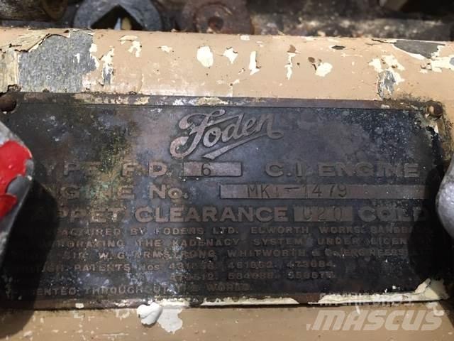 Foden type FD6 motor محركات