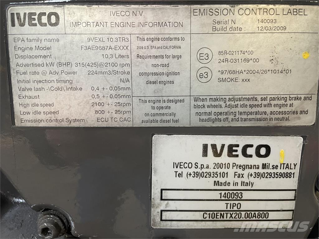 Iveco F3AE9687A motor محركات