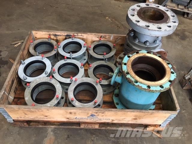  Kugleventiler med flanger مكونات أخرى