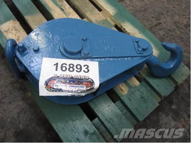  Løftekrog - 3 ton - 1 wirehjul أجزاء ومعدات رافعات