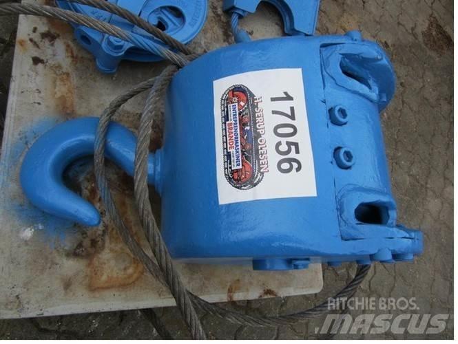  Løftekrog med 2 wirehjul أجزاء ومعدات رافعات
