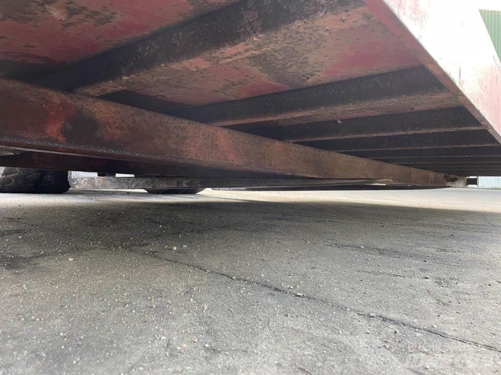  Maskintrailer med wirehejs نصف مقطورة مسطحة منخفضة