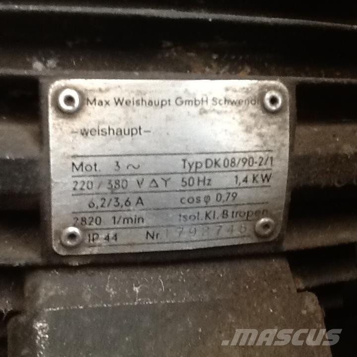  Oliefyr Weishaupt مكونات أخرى