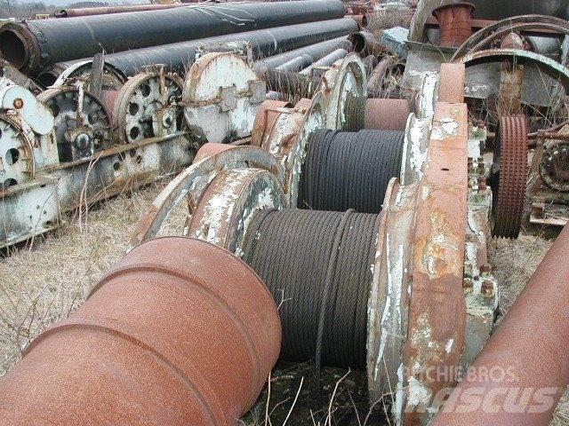  Piloteringsspil 3 tromler المصاعد والرافعات المادية